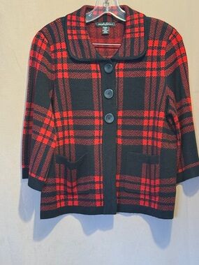 Designers Originals plaid sweater